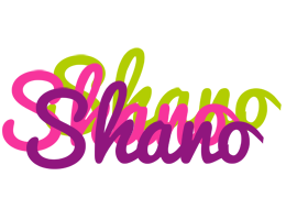 Shano flowers logo