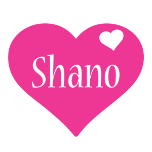 Shano love-heart logo