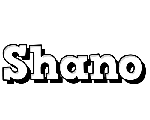 Shano snowing logo