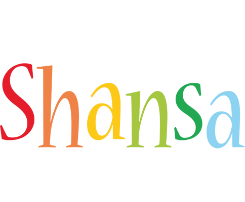 Shansa birthday logo
