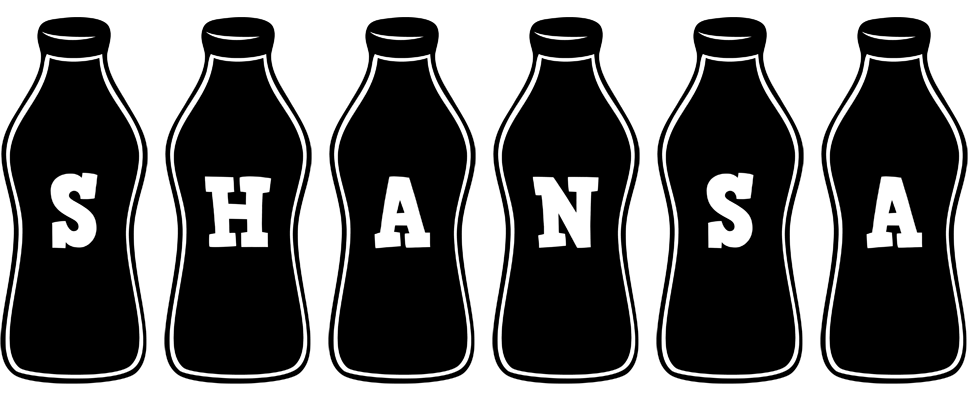 Shansa bottle logo