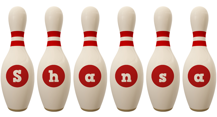 Shansa bowling-pin logo