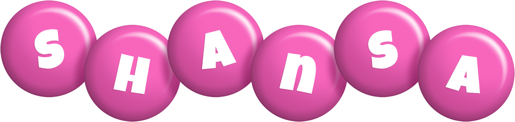 Shansa candy-pink logo