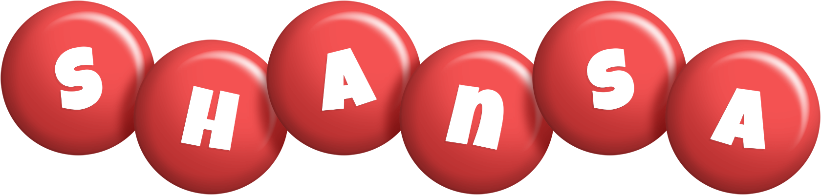 Shansa candy-red logo