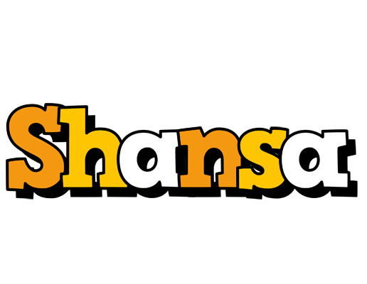 Shansa cartoon logo