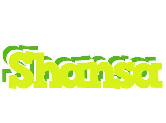 Shansa citrus logo