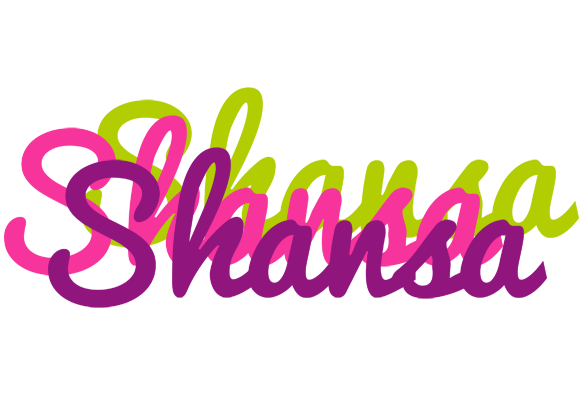 Shansa flowers logo