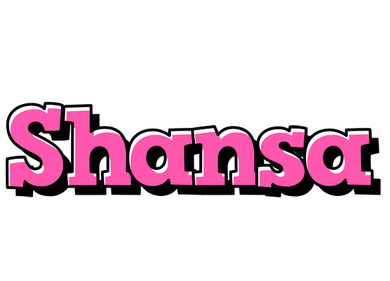 Shansa girlish logo
