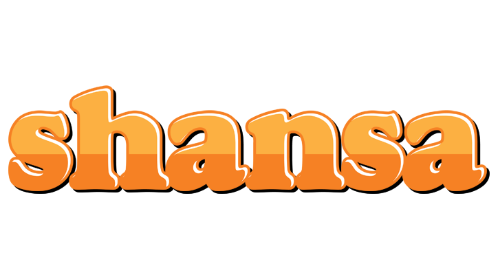 Shansa orange logo