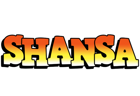 Shansa sunset logo