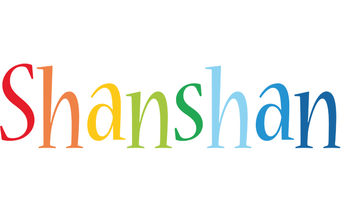 Shanshan birthday logo