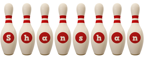 Shanshan bowling-pin logo