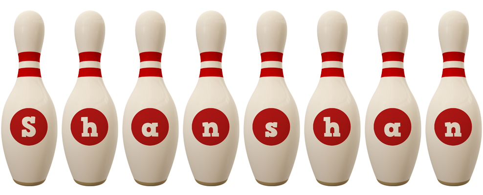 Shanshan bowling-pin logo