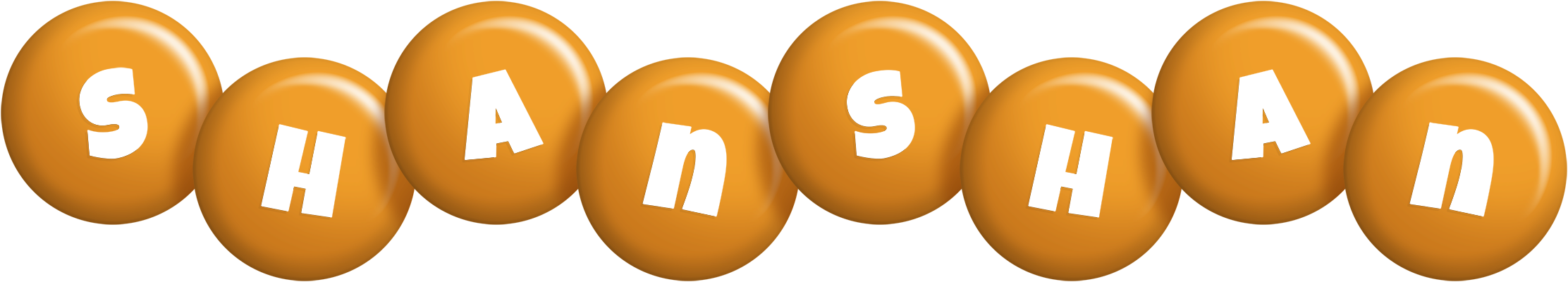 Shanshan candy-orange logo