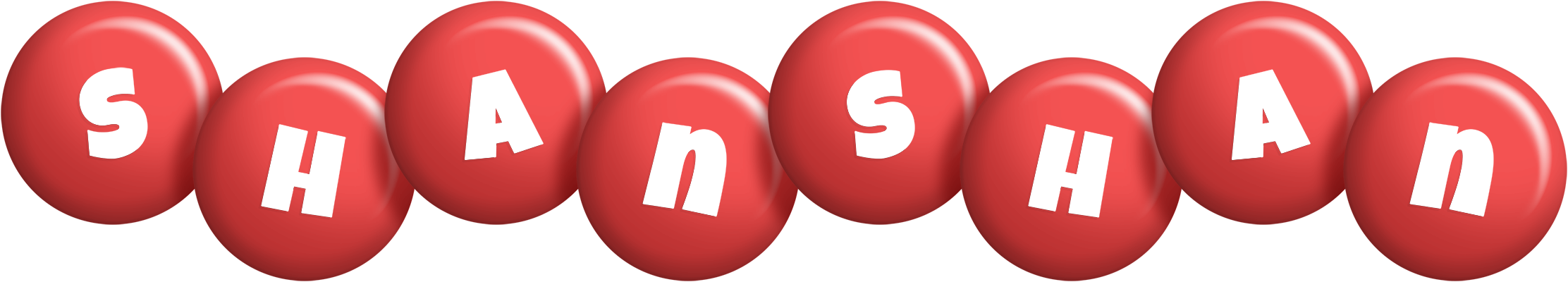 Shanshan candy-red logo