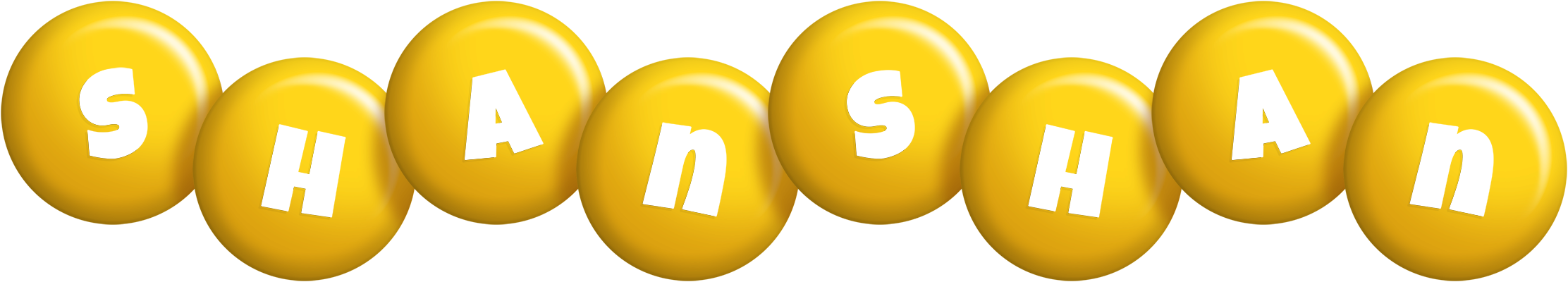 Shanshan candy-yellow logo
