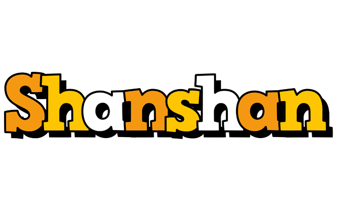 Shanshan cartoon logo