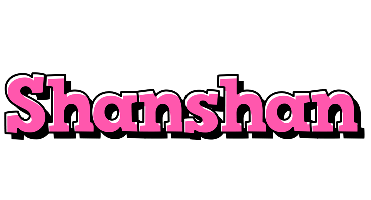 Shanshan girlish logo