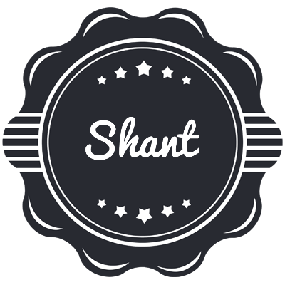 Shant badge logo