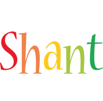 Shant birthday logo