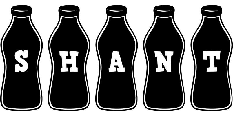 Shant bottle logo