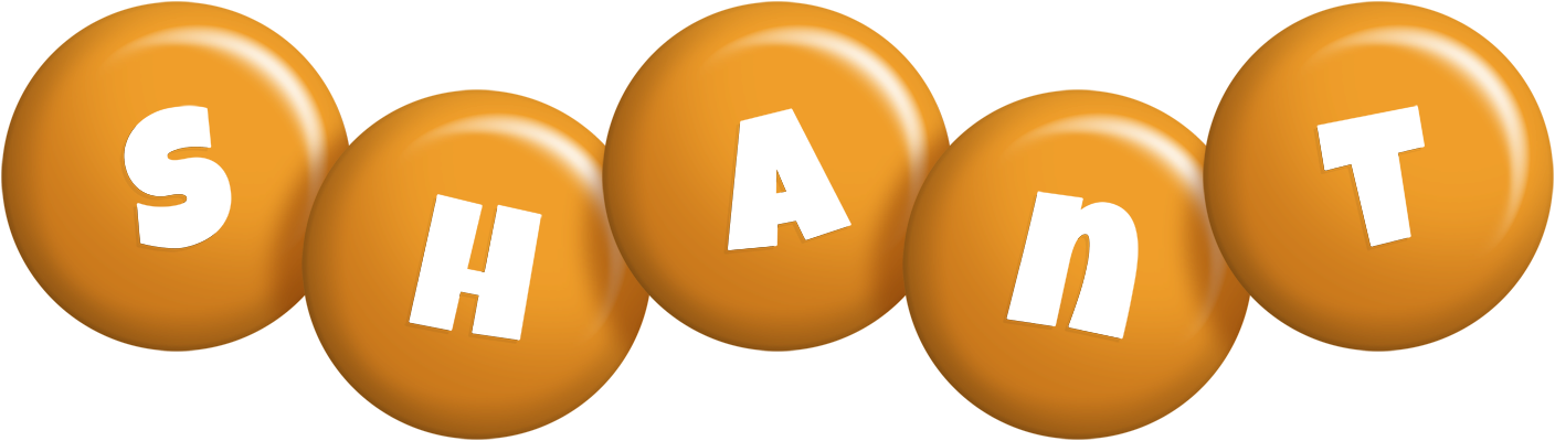 Shant candy-orange logo