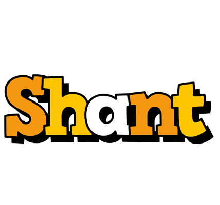 Shant cartoon logo