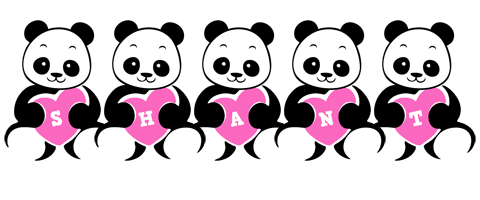 Shant love-panda logo