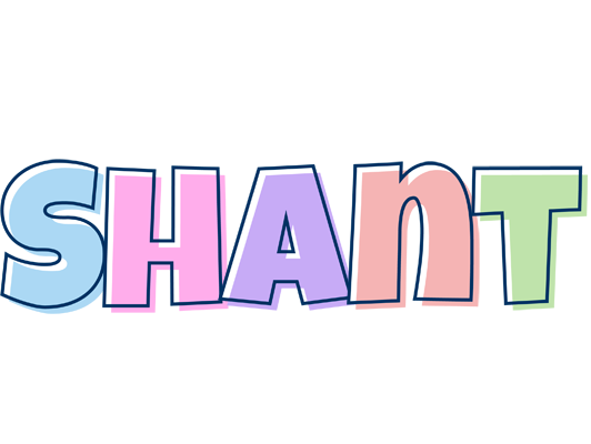 Shant pastel logo