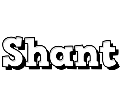 Shant snowing logo