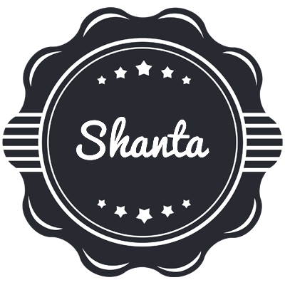 Shanta badge logo