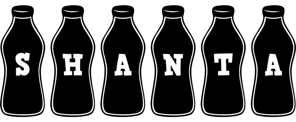 Shanta bottle logo