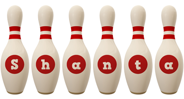 Shanta bowling-pin logo