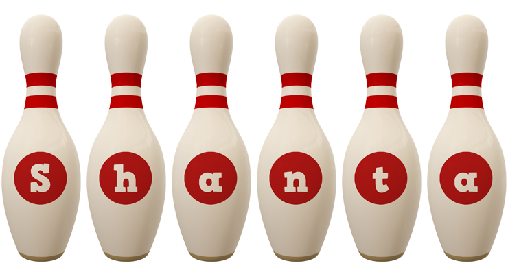 Shanta bowling-pin logo