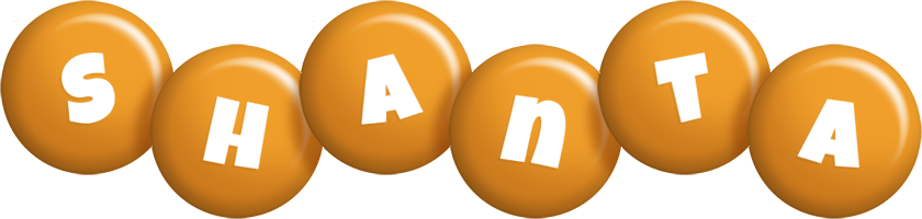 Shanta candy-orange logo