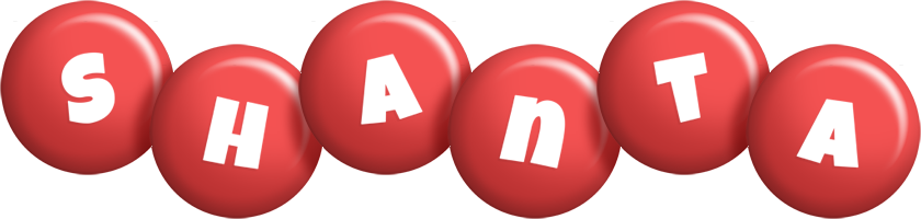 Shanta candy-red logo