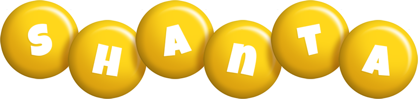 Shanta candy-yellow logo