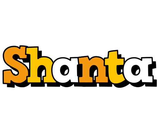 Shanta cartoon logo