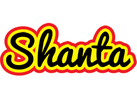 Shanta flaming logo