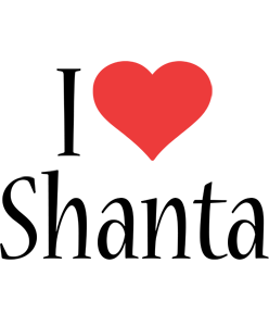 Shanta i-love logo