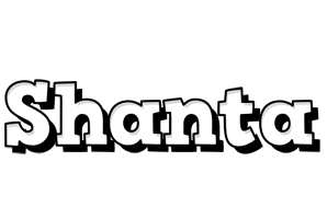 Shanta snowing logo