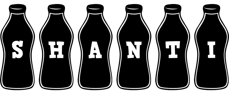 Shanti bottle logo