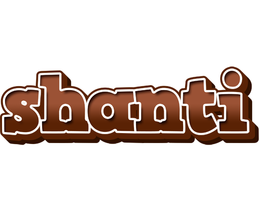 Shanti brownie logo
