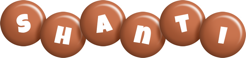 Shanti candy-brown logo
