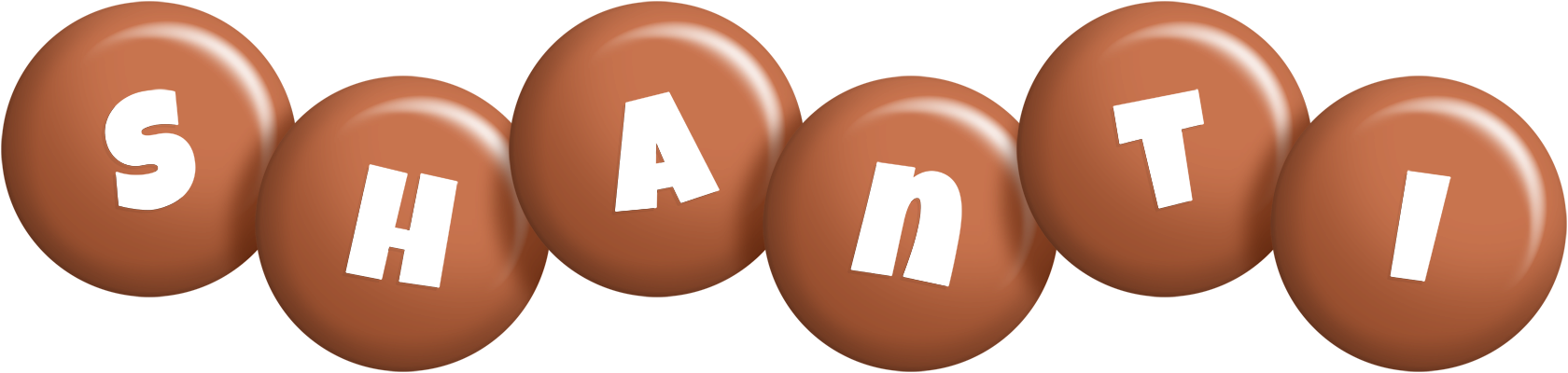 Shanti candy-brown logo
