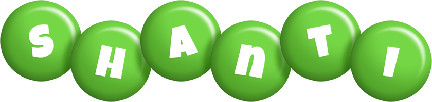 Shanti candy-green logo