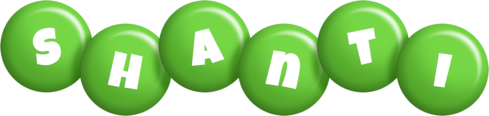 Shanti candy-green logo