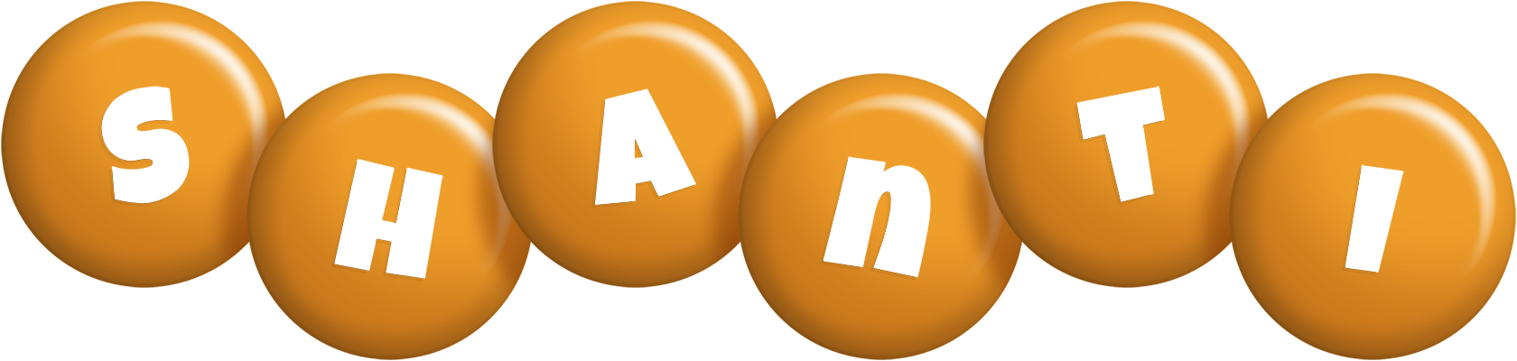 Shanti candy-orange logo