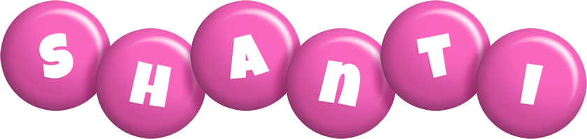 Shanti candy-pink logo