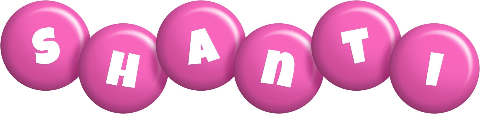 Shanti candy-pink logo
